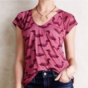 Porridge for Anthropologie Animalia Duck Tee Shirt